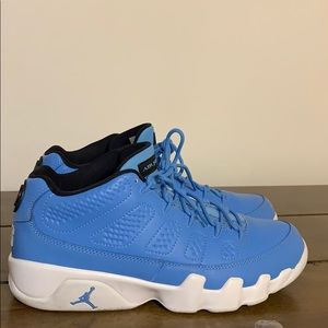 Jordan 9 low Carolina blue